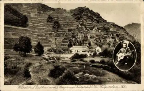 Ak Walporzheim Bad Neuenahr Ahrweiler, Weinstube, Gasthaus zum Sänger am Kaiserstuhl