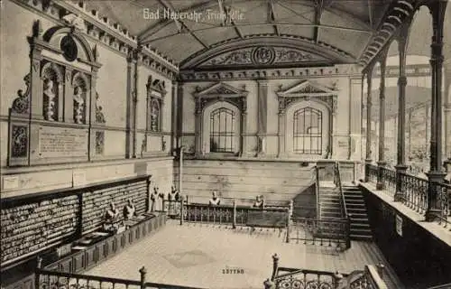 Ak Bad Neuenahr Ahrweiler Rheinland Pfalz, Innenansicht der Trinkhalle, Säulen, Verzierungen, ...