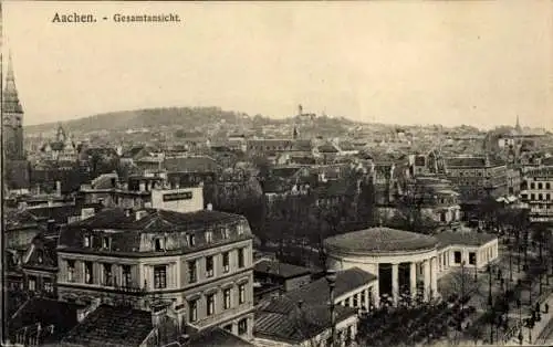 Ak Aachen, Gesamtansicht von  Stadtlandschaft, historische Architektur