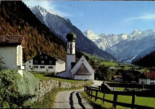 Ganzsachen Ak Gortipohl Sankt Gallenkirch im Montafon Vorarlberg, Kirche