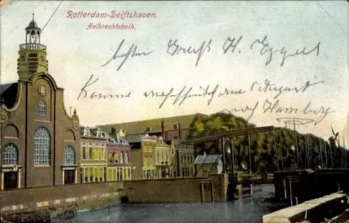 Ak Rotterdam Südholland Niederlande, Delftshaven, Aelbrechtskolk