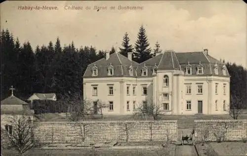 CPA Habay la Neuve Wallonie Luxembourg, Château du Baron de Bonhomme