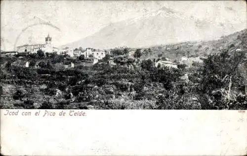 Ak Teneriffa Kanarische Inseln, Icod con el Pico de Teide