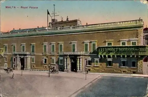 Ak Malta, Royal Palace, Königlicher Palast