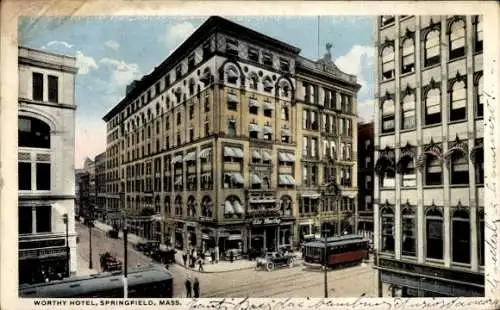 Ak Springfield Massachusetts USA, Worthy Hotel