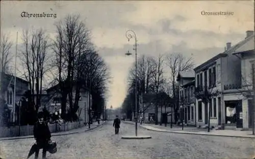 Ak Ahrensburg in Holstein, Grosse Stasse