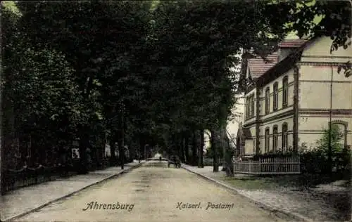 Ak Ahrensburg in Holstein, Kaiserliches Postamt