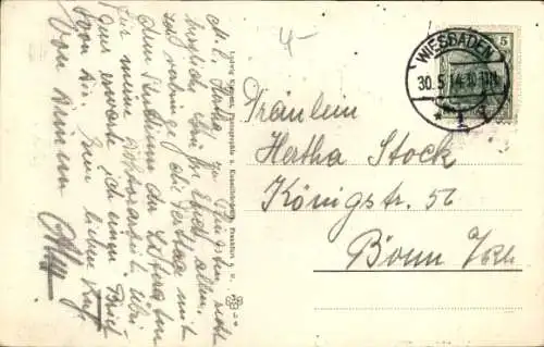 Ak Idstein im Taunus Hessen, Partie am Marktplatz, Brunnen