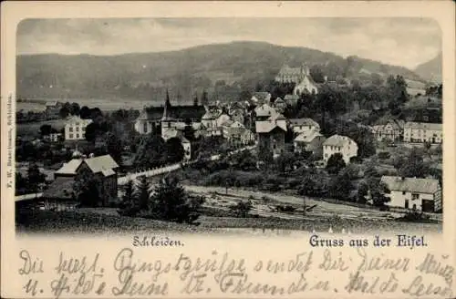 Ak Schleiden in der Eifel, Ansicht von  Eifel, Häuser, Landschaft, Kirche