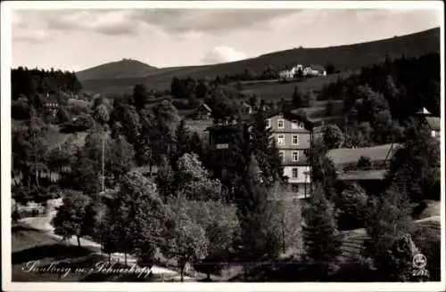 Ak Zachełmie Saalberg im Riesengebirge Schlesien, Haus, Schneekoppe