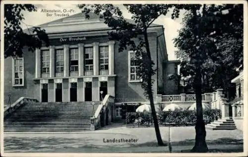 Ak Olsztyn Allenstein Ostpreußen, Landstheater, Der Treudank