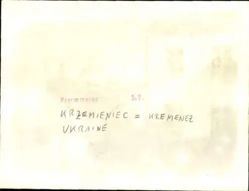 Foto Ak Kremenez Krzemieniec Ukraine, Teilansicht