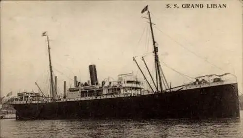 Ak Dampfer Grand Liban, Compagnie de Navigation Fraissinet