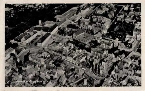 Ak Fulda in Hessen, Fliegeraufnahme