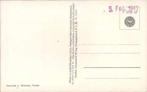 Ak Fulda in Hessen, Fliegeraufnahme