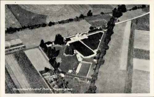 Ak Ohrdruf in Thüringen, Fliegeraufnahme