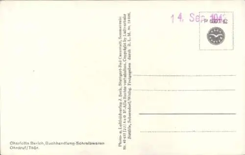 Ak Ohrdruf in Thüringen, Fliegeraufnahme