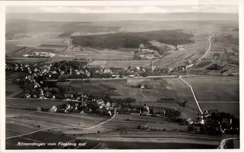 Ak Allmendingen in Württemberg, Fliegeraufnahme