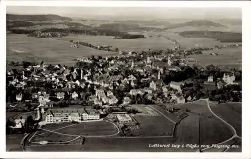 Ak Isny im Allgäu, Fliegeraufnahme