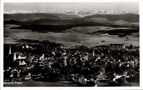 Ak Isny im Allgäu, Fliegeraufnahme