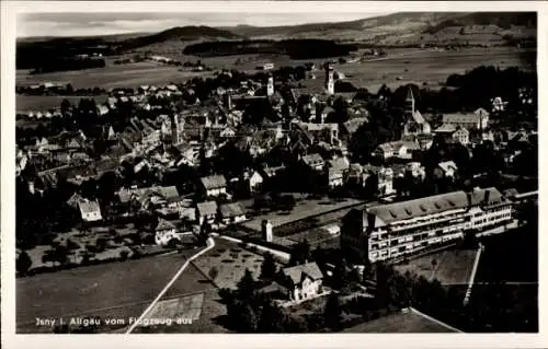 Ak Isny im Allgäu, Fliegeraufnahme