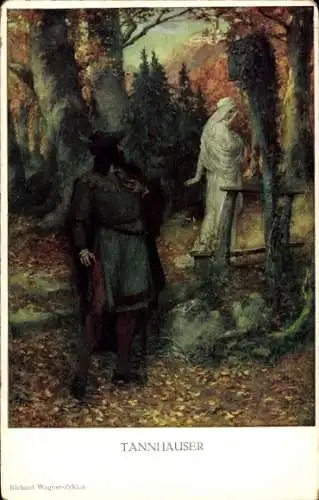 Künstler Ak Richard Wagner-Zyklus, Tannhäuser