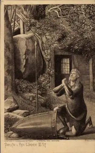 Künstler Ak Richard Wagner, Parsifal