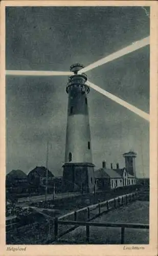 Ak Nordseeinsel Helgoland, Leuchtturm