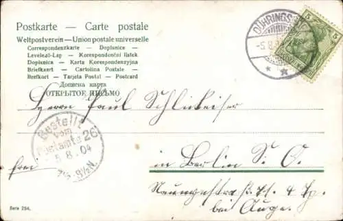 Ak Sonnabend, Liebespaar