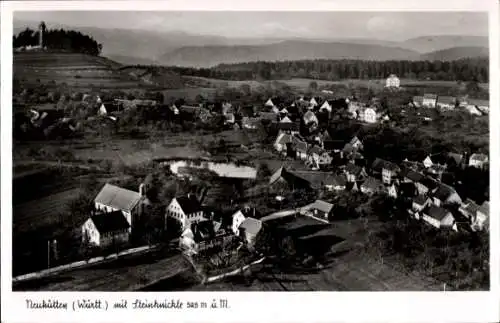 Ak Neuhütten Wüstenrot in Württemberg, Steinknickle, Fliegeraufnahme