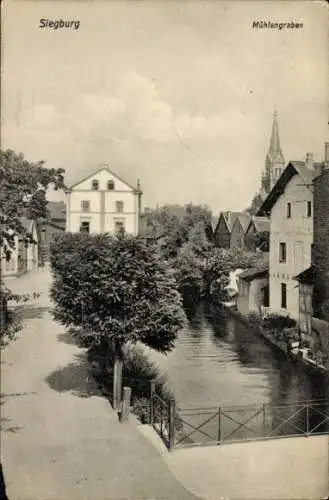 Ak Siegburg an der Sieg, Mühlengraben