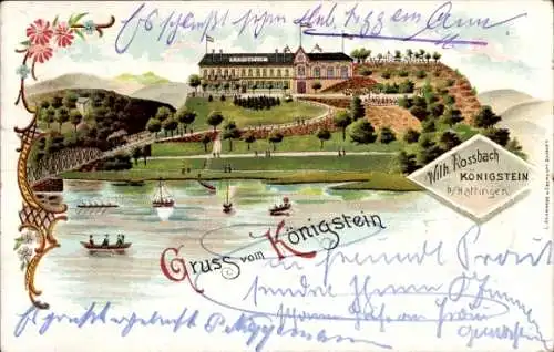 Litho Hattingen an der Ruhr, Restaurant Königstein
