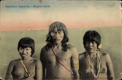 Ak Argentinien, Südamerikanische Volkstypen, Einheimische