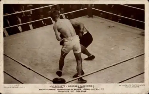 Ak Kampfsport, Boxkampf, Joe Beckett, Georges Carpentier