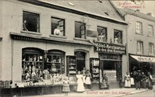 Ak Kevelaer am Niederrhein, Hauptstraße 2, Hotel Restaurant Zu den drei Koenigen, Schaufenster