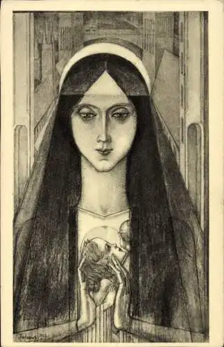 Künstler Ak Toorop, Jan, H. Maagd