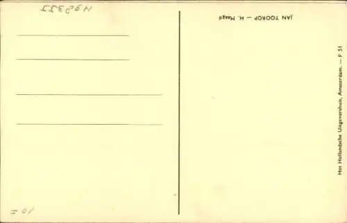 Künstler Ak Toorop, Jan, H. Maagd