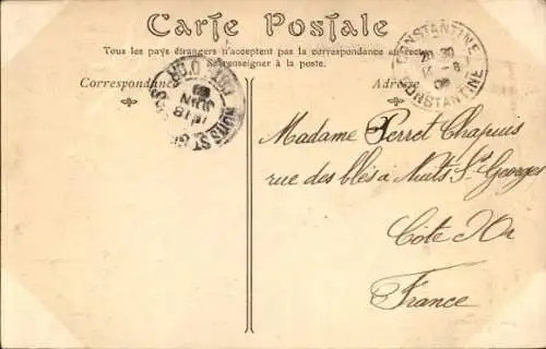 Ak Maghreb, Arabische Tracht, Friseur