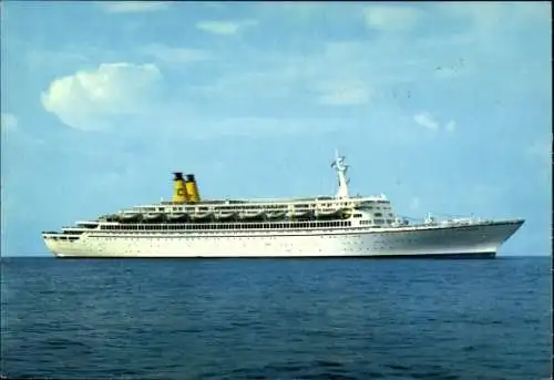 Ak Schiff Eugenio C., Costa Crociere