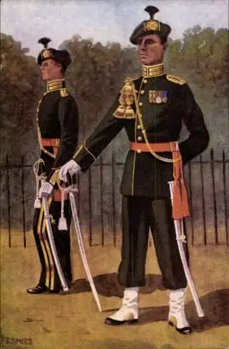 Künstler Ak Smits, F., Garderegiment Grenadiers, Ceremoniele tenue Officieren