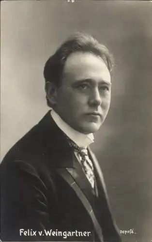 Ak Dirigent Felix Weingartner, Portrait