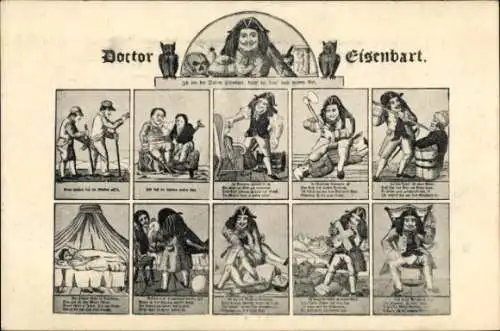 Ak Doctor Eisenbart, Humor