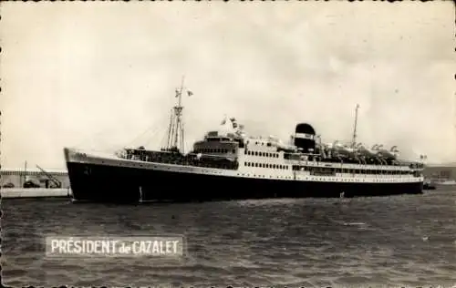 Ak Dampfschiff President de Cazalet, Compagnie Mixte