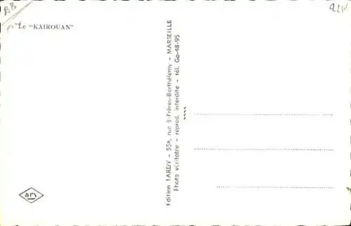 Ak Dampfschiff Kairouan, Compagnie de Navigation Mixte