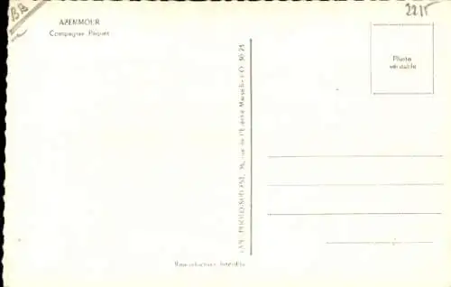 Ak Dampfschiff Azemmour, Compagnie Paquet