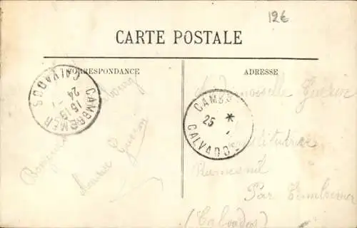 CPA Cabourg Calvados, Pendant les Courses