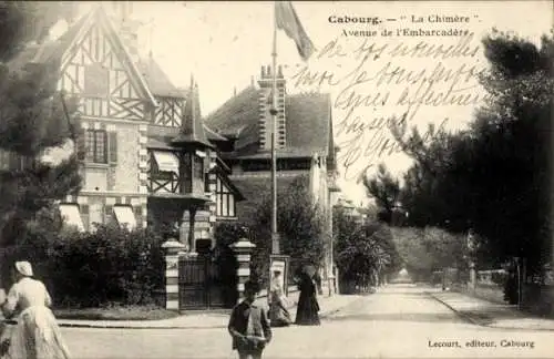 CPA Cabourg Calvados, Chimere, Avenue de l'Embarcadere