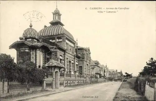 CPA Cabourg Calvados, Avenue du Carrefour, Villa Lenserac