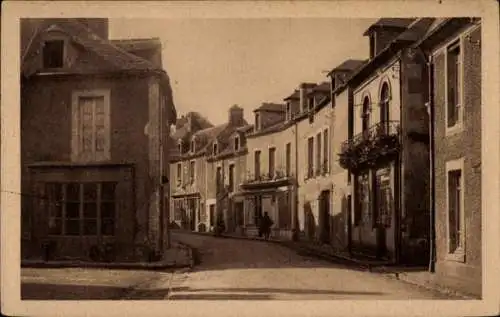 Ak Argences Calvados, Straßenszene mit Häusern