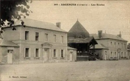 CPA Argences Calvados, Ecoles